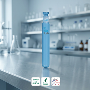 Tubos de Ensayo con Conexión, Tubo de Cultivo de Vidrio Borosilicato 3.3, Vial de Muestras Resistente a Químicos, Contenedor de Laboratorio OEM ODM - Product Image 3