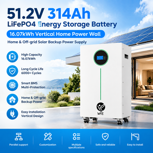 Système de stockage d'énergie personnalisé avec batterie LiFePO4 5kWh 10kWh 15kWh 20kWh 30kWh, modulaire, empilable, mural ou au sol, ESS - Product Image 4