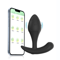 Vibrateur anal en silicone contrôlé par application Ylove, jouets sexuels anaux pour couples masculins, vibrateur pour sous-vêtements, plug anal pour hommes.