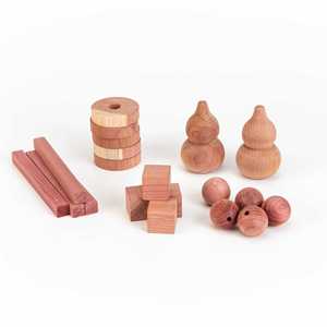 Componentes Mecanizados por CNC de Cedro Rojo Personalizados de Fábrica, Piezas de Madera Sólida, Naturales, Anticorrosivas, Resistentes a la Humedad, Certificadas por FSC - Product Image 4