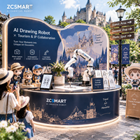 Robot de dessin IA personnalisé pour événements, mariages, animations de marque et portraits personnalisés