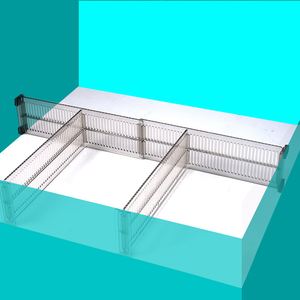 Fabricación en fábrica <span class=keywords><strong>Organizadores</strong></span> <span class=keywords><strong>de</strong></span> cajones <span class=keywords><strong>de</strong></span> cocina Divisores <span class=keywords><strong>de</strong></span> <span class=keywords><strong>plástico</strong></span> ajustables Inserto <span class=keywords><strong>para</strong></span> cajones - Product Image 3