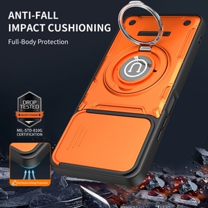 Coque de téléphone antichoc à chargement magnétique sans fil avec protection d'objectif coulissant anti-chute, modèle 2026, pour <span class=keywords><strong>HONOR</strong></span> 600 LITE - Product Image 2
