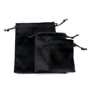 Sacs en tissu satiné en gros avec cordon de serrage, pochettes en velours pour bijoux, sacs cadeaux, pochettes anti-poussière - Product Image 5