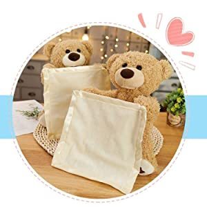 Oso de Peluche Musical Eléctrico de Dibujos Animados para Jugar al Escondite, Juguete Educativo Temprano, Muñeco de Peluche para Niños - Product Image 6