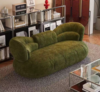 Canapé-lit sectionnel inclinable Chesterfield moderne en tissu et bois, design papillon, pour salon, chambre et appartement