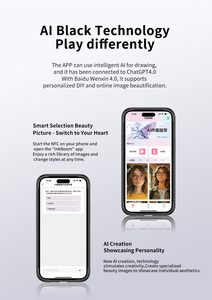 เคสโทรศัพท์มือถือแอปพลิเคชั่นติดหน้า<span class=keywords><strong>จอ</strong></span>หมึกเป็นมิตรกับสิ่งแวดล้อมสำหรับ iPhone 15/14/13 PRO MAX NFC Casting - Product Image 4