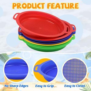Multicolor <b>Sieves</b> Plastic <b>Sifter</b> Backyard Park Party Favor and Beach Promotion Gift for 3-Year-Old Children to Use - Product Image 3