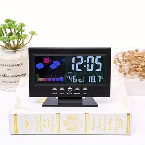 Estación Meteorológica Multifuncional al por Mayor, Reloj, Termómetro, Higrómetro, Calendario, Pantalla LCD Digital, Temperatura y Humedad - Product Image 6
