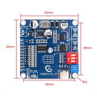 Reproductor de Música MP3 de 20W con Descarga USB, Módulo de Voz Programable de 8MB, Combinación con Salida de 12V, Chip Amplificador de 10 Vías para la Industria