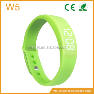 W5P มัลติฟังก์ชั่น USB LED สร้อยข้อมืออัจฉริยะ 3D เครื่องนับก้าวและเครื่องวัดการนอนหลับและเครื่องนับแคลอรี่สีดำเครื่องนับแคลอรี่ - Product Image 5