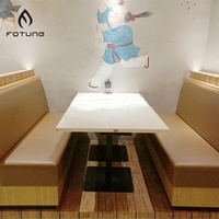 Meubles de restaurant, surface solide en Corian, dessus de table en résine époxy