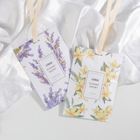 Sachets parfumés pour la maison : désodorisant en papier pour armoire, tablettes d'aromathérapie, fleurs séchées, parfum lavande pour tiroirs et placards