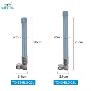 เสาอากาศไฟเบอร์กลาส 4G Ebyte TX4G-BLG-25L ระยะการสื่อสารไกล หัวต่อแบบ N Male Elbow Connector กำลังขยายสูง 5.5dBi ความต้านทาน 50Ω - Product Image 2