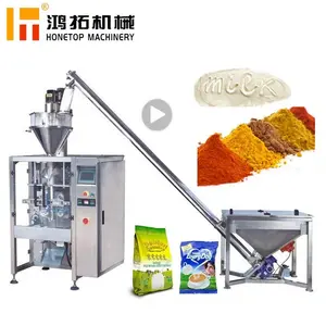 Remplissage entièrement automatique facile à utiliser 500g 1kg 2kg 5kg machine à emballer les détergents à base de farine machine de remplissage et de pesage des dates