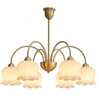 Lustre moderne en cuivre de luxe, éclairage de plafond nordique pour salon, chambre à coucher avec hauteur réglable, éclairage de cuisine