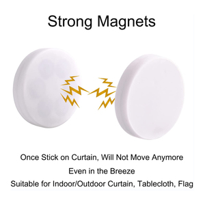 Set personalizzato 4 pezzi per doccia pesi per <span class=keywords><strong>tenda</strong></span> magnetico in Silicone copertura in gomma calamita peso della <span class=keywords><strong>tenda</strong></span> pendente - Product Image 3