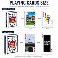 Wholesale Custom Logo Playing Cards Personalized Paper Playing Cards with Box Bulk Card Deck for Wedding Favors & Parties