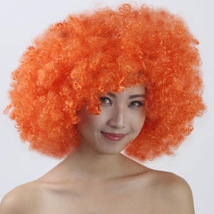 <span class=keywords><strong>Peluca</strong></span> de <span class=keywords><strong>Payaso</strong></span> Arlequín con Rizos Cortos a Precio Económico, <span class=keywords><strong>Peluca</strong></span> Afro Marrón para Fanáticos del Deporte, Unisex, para Hombres y Mujeres, Cosplay, Anime, Divertida - Product Image 3