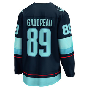 Jersey Hoki Es Seattle, Kaos Baseball, Pakaian Custom, Bordir Jahit, Seragam dengan Logo # 31 Grubauer # 10 Beniers # 7 Eberle - Product Image 6