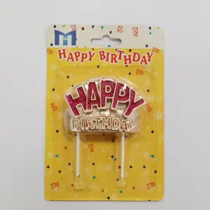 Bougies d'<span class=keywords><strong>anniversaire</strong></span> décoratives imprimées d'animaux peintes à la main personnalisées - Product Image 1