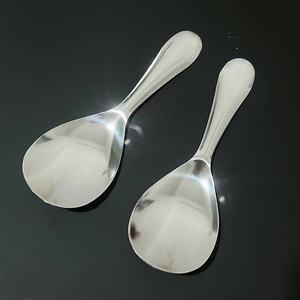 Stainless Steel Rice <b>Spoon</b> 2 Pieces Solid Color <b>Serving</b> <b>Spoon</b> For Household Use - Product Image 3