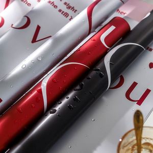 กระดาษห่อดอกไม้พลาสติก PP กันน้ำลายดอกไม้สีรุ้ง ขนาด 58*58 ซม. รุ่นใหม่ปี 2024  ซุปเปอร์เลิฟยู - Product Image 3