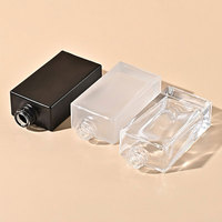Flacon compte-gouttes en verre dépoli Mingsheng 15ml 30ml 50ml 100ml pour huile capillaire avec emballage boîte