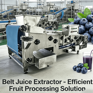 เครื่องสกัดน้ำผลไม้แบบกดเย็นอุตสาหกรรม, เครื่องคั้นน้ำผลไม้แบบลูกกลิ้งหลายขั้นตอนสำหรับลูกแพร์ แอปเปิ้ล ส้ม - Product Image 1