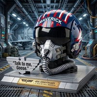 Ensemble de blocs de construction de casque de pilote d'aviation, modèle réaliste de casque d'avion en briques pour collectionneurs et fans d'aviation