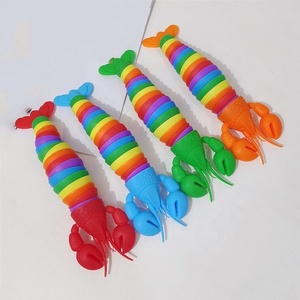 बच्चों के संवेदी खिलौने यथार्थवादी 3 डी व्यक्त लॉस्टर आकार खिलौना मजेदार राहत दबाव स्क्वीली - Product Image 2