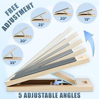 Légende Offre Spéciale Bois Veau Civière Slant Fitness Board Step stool Sangle Board Wedge Veau Stretch Assistant avec poignée
