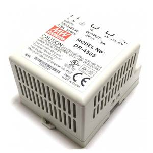 Fuente de Alimentación Conmutada Industrial DR-4505 de Salida Única de 45W para Riel DIN (TS-35/7.5/15) de 100KHz, Aprobada por UL508, 85-264VAC - Product Image 5