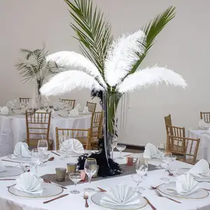 Home Wedding Decoration Craft Natural Ostrich Drab Feather 6-24inch 15-60cm Ostrich Feather Plumes