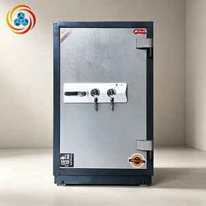 Caja Fuerte de Acero a Prueba de Fuego, Caja Metálica para Efectivo, Gabinete de Almacenamiento Impermeable con Cerradura de Llave para Oficina y Hotel - Product Image 3