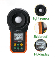 Testeur pédomètre lux 1/2 bits, affichage LCD standard de lumière led numérique, capteur de lumière de prix fc mini