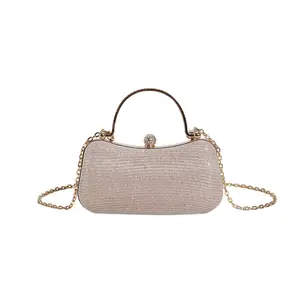 New Arrival Trendy Women Golden Chain Shoulder Bags Evening Bags Ladies Handbags For Women