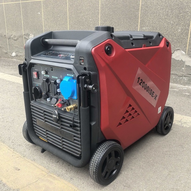 9KW Inverter Generator Dual Fuel Auto Start Remote Single Phase LPG and Gasoline with Wheel 50/60Hz Eco-Friendly