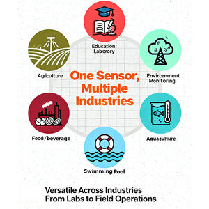 Contrôleur automatique <span class=keywords><strong>de</strong></span> <span class=keywords><strong>pH</strong></span> ORP à haute stabilité avec capteur d'électrode en verre plastique pour la surveillance des piscines - Product Image 6
