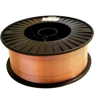 Plastic Metal Spool Copper Coated AWS Mig Mag ER70S-6 Solid Welding Wire For CO2 Gas Shielded Welding