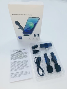 Lot de microphones cravate sans fil doubles K9 en gros – Prêts à l'emploi pour Vlogging, Streaming en direct, Interviews, <span class=keywords><strong>Podcasts</strong></span>, <span class=keywords><strong>YouTube</strong></span> - Product Image 2