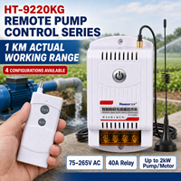 Interruttore a Controllo Remoto RF 40A per Motore Pompa Acqua con Opzioni di Portata Multiple per Irrigazione Agricola HT-9220KG