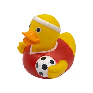 Offre Spéciale vinyle jouets personnalisés mâcher petit canard jouets pour animaux de compagnie bain canard jouets durables