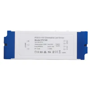 24V de alta qualidade Triac Dimmable 100W 4000mA Tensão constante interruptor de alimentação LED driver