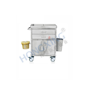 Red Star Stainless Steel Treatment <b>Cart</b> 600x450x890mm Cabinet Style Hospital Use - Product Image 2