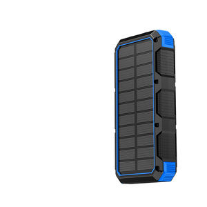 Produits les plus vendus Chargeur de téléphone portable à charge rapide avec LED Powerbank portable 20000mah Power Bank solaire sans fil avec câbles - Product Image 5