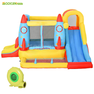 บ้านลมการ์ตูนแสนสนุกพร้อมพื้นที่กระโดดสำหรับเด็กในสวนสนุกเป่าลม - Product Image 3