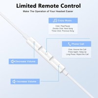 Écouteurs filaires USB C intelligents avec télécommande, micro et contrôle du volume, son Hi-Fi, pour iPhone 15 16 S24