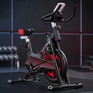 <span class=keywords><strong>Bicicleta</strong></span> de Spinning para Ejercicio en Casa, <span class=keywords><strong>Bicicleta</strong></span> Estática con Transmisión por Correa Silenciosa, Carga Máxima de 120 kg, Ejercicio en Interiores - Product Image 5
