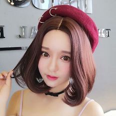 100% cabello brasileño virgen humano pelo corto bonito en varias longitudes 10 "12" 14 "16" en 99J Color 4x4 tamaño de encaje nudos blanqueados - Product Image 1